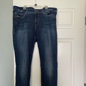 Silver Jeans Women's Dark Blue Skinny Jeans